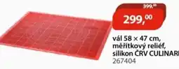 M.A.T. Vál 58 x 47 cm, měřítkový reliéf, silikon črv Culinaria nabídka