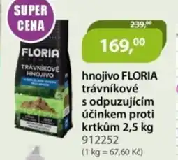 M.A.T. Hnojivo Floria trávníkové s odpuzujícím účinkem proti krtkům nabídka