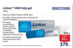 Benu Lioton® 1000 IU/g gel nabídka