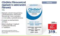 Benu ClinSkin Fibrocontrol náplasti k odstranění fibromů nabídka