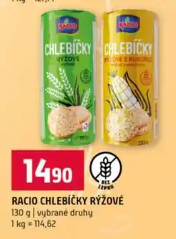Terno Racio Chlebíčky rýžové nabídka
