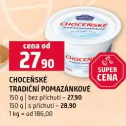 Terno Choceňské tradiční pomazánkové nabídka