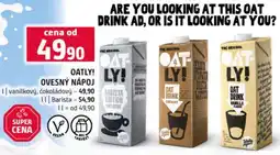Terno OATLY Ovesný nápoj nabídka