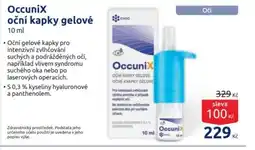 Benu OccuniX oční kapky gelové nabídka