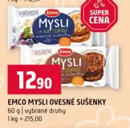 Terno Emco Mysli ovesné sušenky nabídka