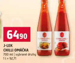 Terno J-LEK Chilli omáčka nabídka