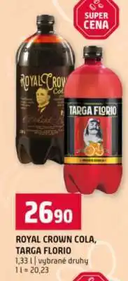 Terno Royal Crown Cola, Targa Florio nabídka