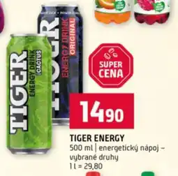 Terno TIGER ENERGY nabídka