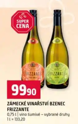 Terno Zamecké vinařství Bzenec Frizzante nabídka