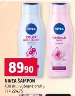 Terno NIVEA Šampon nabídka
