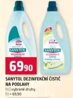 Terno SANYTOL DEZINFEKČNÍ ČISTIČ NA PODLAHY nabídka