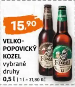 Terno VELKOPOPOVICKÝ Kozel vybrané druhy nabídka