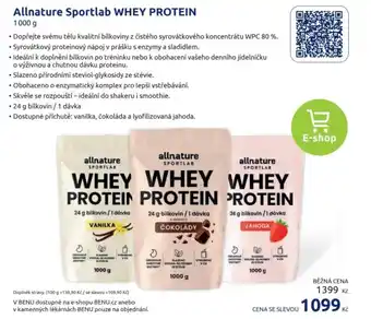 Allnature Sportlab Whey Protein