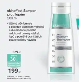 Benu Skineffect Šampon proti lupům nabídka