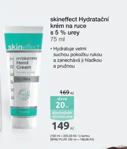 Benu Skineffect Hydratační krém na ruce s 5% urey nabídka