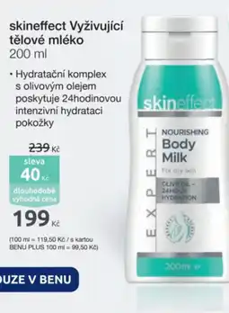 Benu Skineffect Vyživující tělové mléko nabídka