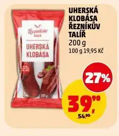 Penny Market Uherská klobása nabídka