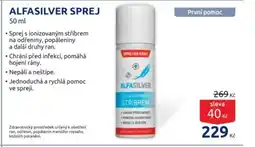 Benu Alfasilver sprej nabídka