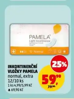 Penny Market Pamela inkontinenční vložky nabídka