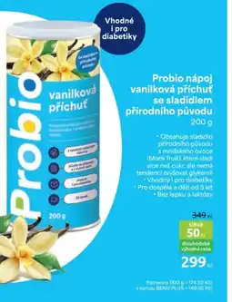 Benu Probio vanilková příchuť se sladidlem přírodního původu nabídka