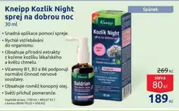 Benu Kneipp Kozlík Night sprej na dobrou noc nabídka