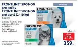 Benu FRONTLINE® Spot-on pro psy FRONTLINE® Spot-on pro psy S nabídka
