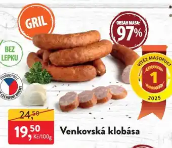 MP Krásno Venkovská klobása nabídka