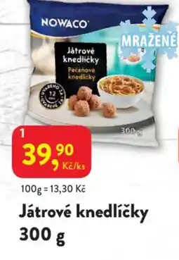 MP Krásno NOWACO Játrové knedličky nabídka