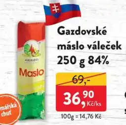 MP Krásno Gazdovské máslo váleček 84% nabídka
