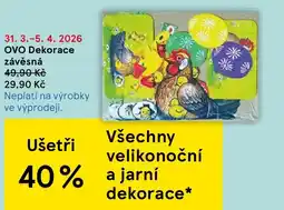 Tesco OVO Dekorace závěsná nabídka