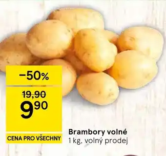 Tesco Brambory volné nabídka
