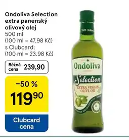 Tesco Ondoliva Selection extra panenský olivový olej nabídka