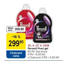 Tesco Perwoll Prací gel nabídka