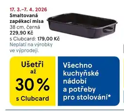 Tesco Smaltovaná zapékací mísa nabídka
