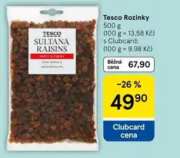Tesco Tesco Rozinky nabídka