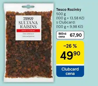 Tesco Tesco Rozinky nabídka