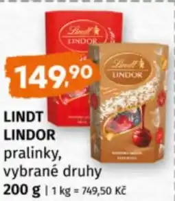 Terno Lindt lindor pralinky nabídka