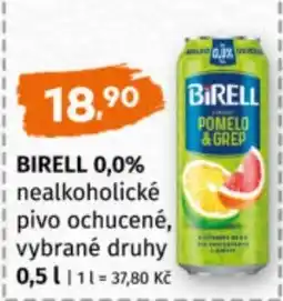 Terno BIRELL 0,0% nealkoholické pivo ochucené nabídka