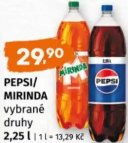 Terno Pepsi/ mirinda nabídka
