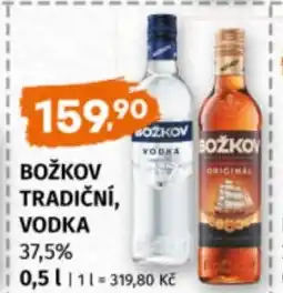 Terno Božkov tradiční, vodka nabídka