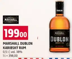 Terno Marshall dublon karibský rum nabídka