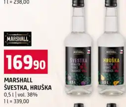 Terno Marshall švestka, hruška nabídka