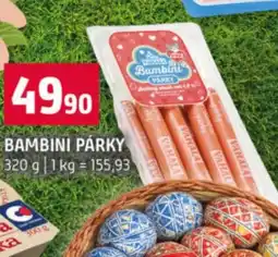 Terno Bambini párky nabídka