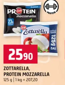Terno Zottarella, protein mozzarella nabídka
