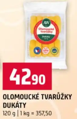 Terno Olomoucké tvarůžky dukáty nabídka