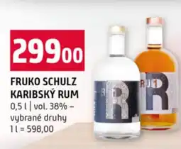 Terno Fruko schulz karibský rum nabídka