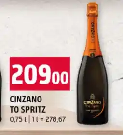 Terno Cinzano to spritz nabídka