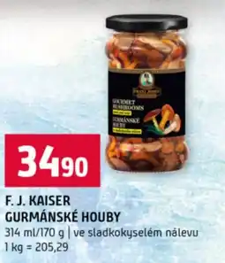 Terno F. j. kaiser gurmánské houby ve sladkokyselém nálevu nabídka