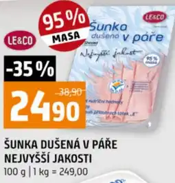Terno Šunka dušená v páře nejvyšší jakosti nabídka