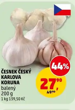 Penny Market Česnek český karlova koruna balený nabídka